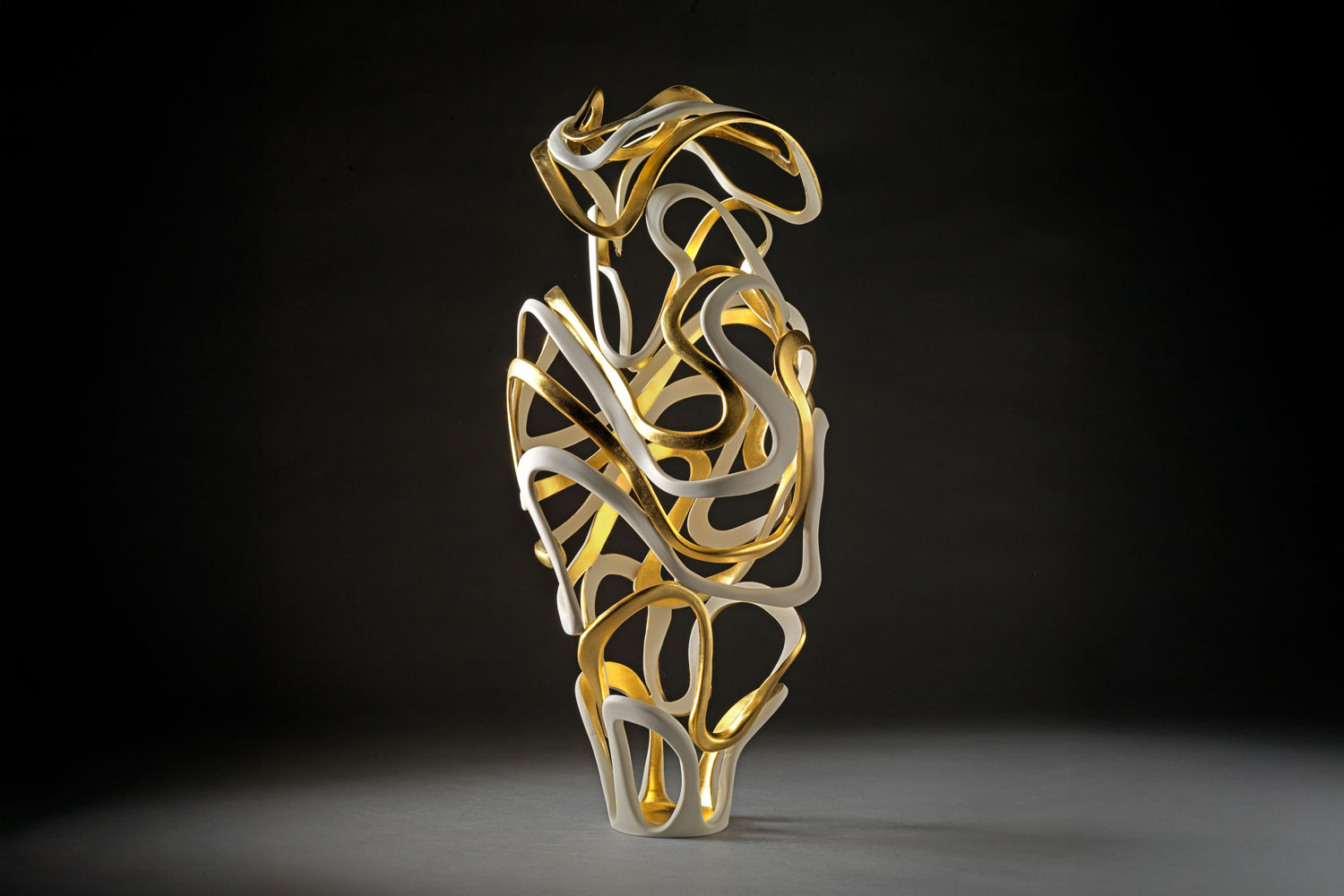 Jennifer McCurdy Gilded smoke vessel