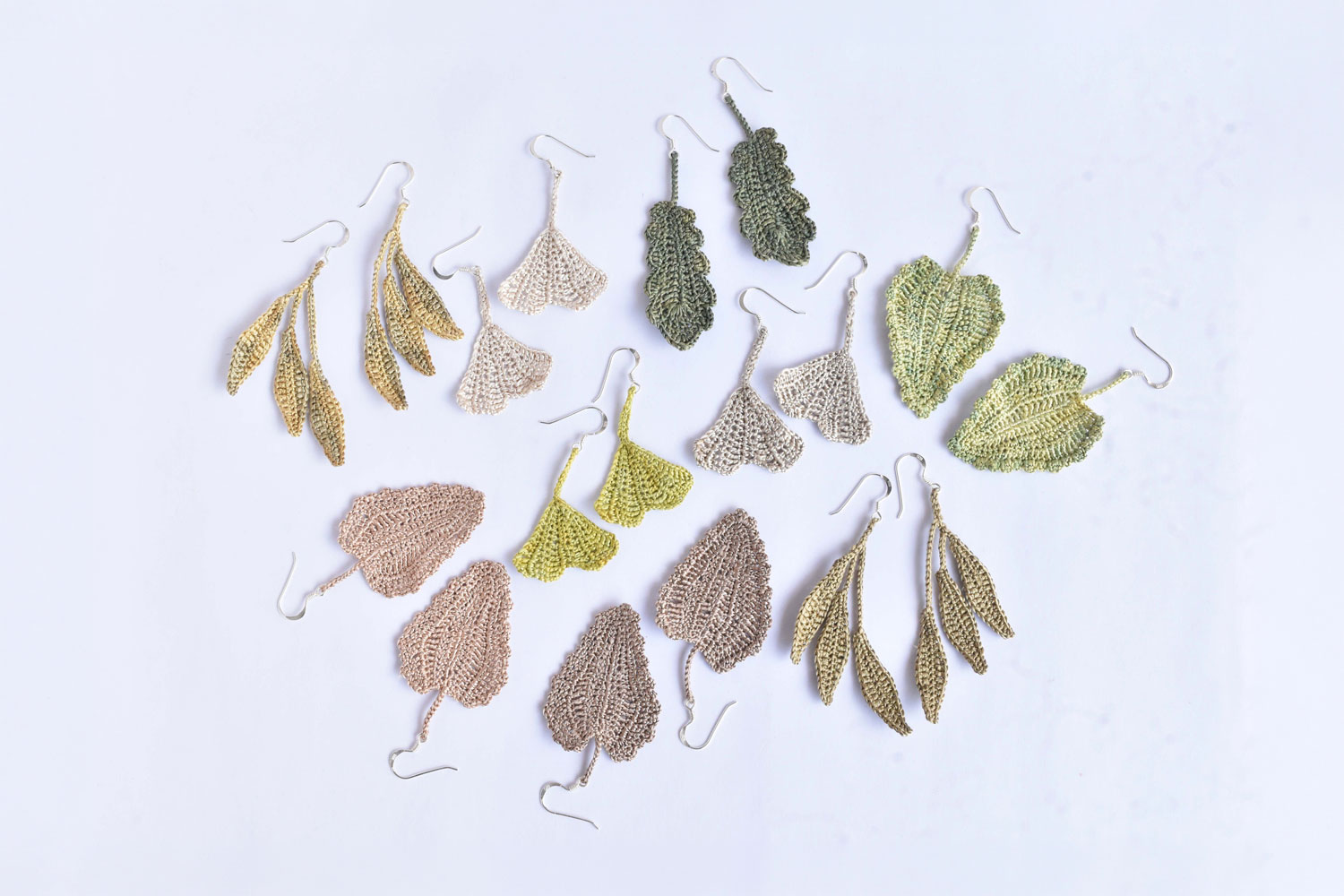 Alice Albergaria Borges Spring Leaf earrings