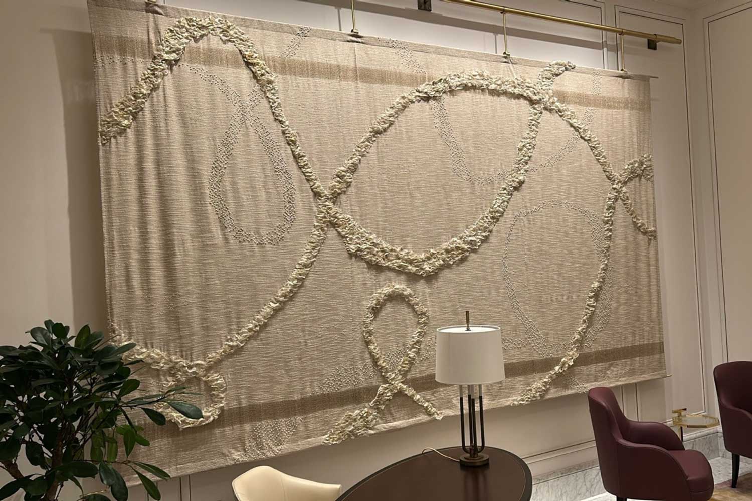 Jude Cassidy Wall hanging for Corthina Hotel Bucharest