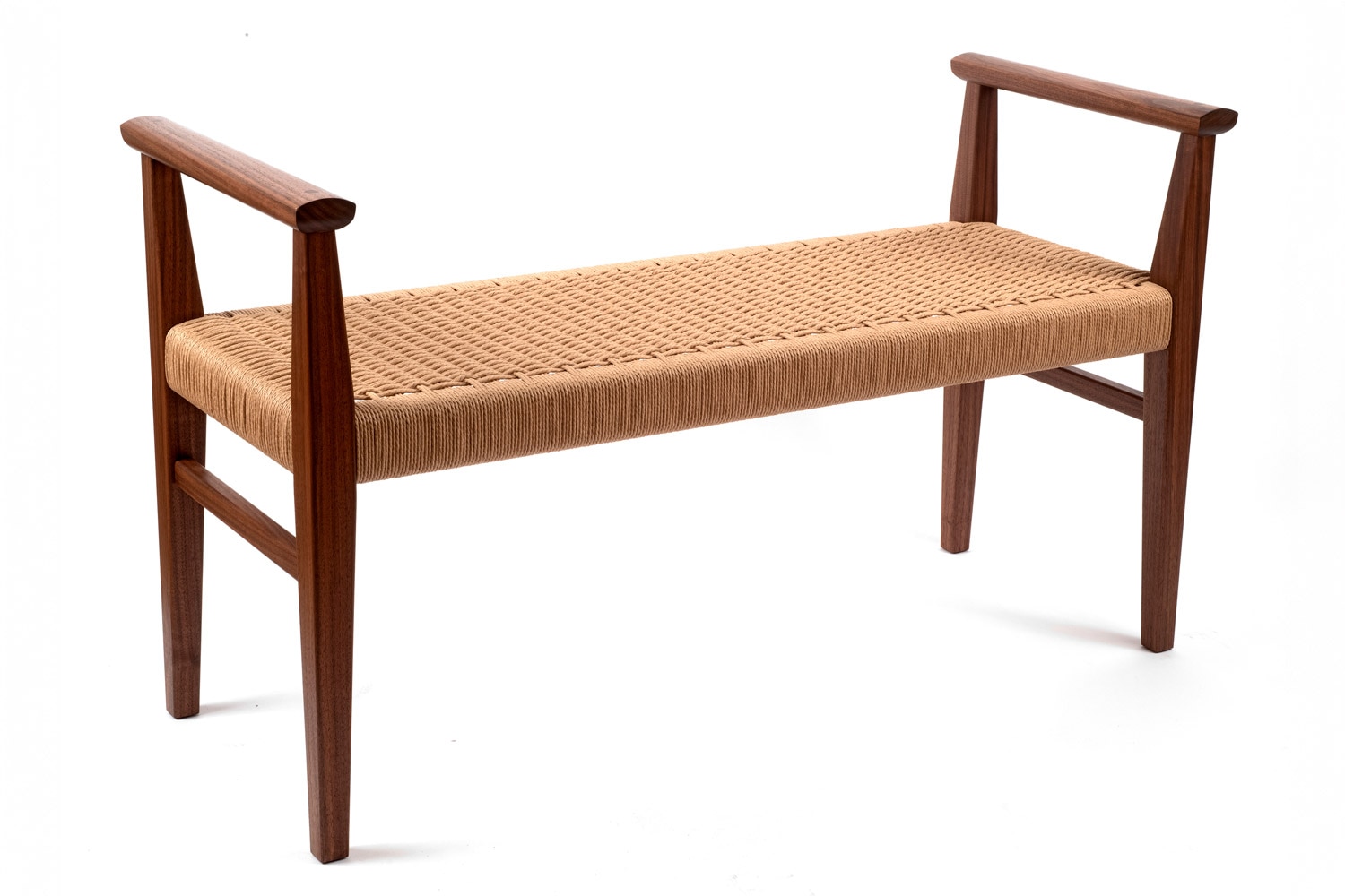 Amanda &  Michael Jury Danish cord bench