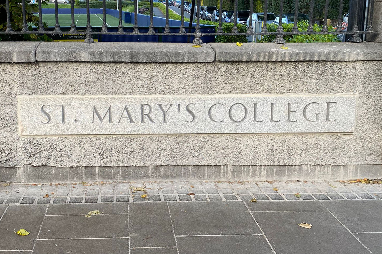 Killian O'Flaherty St Mary’s College Plaque