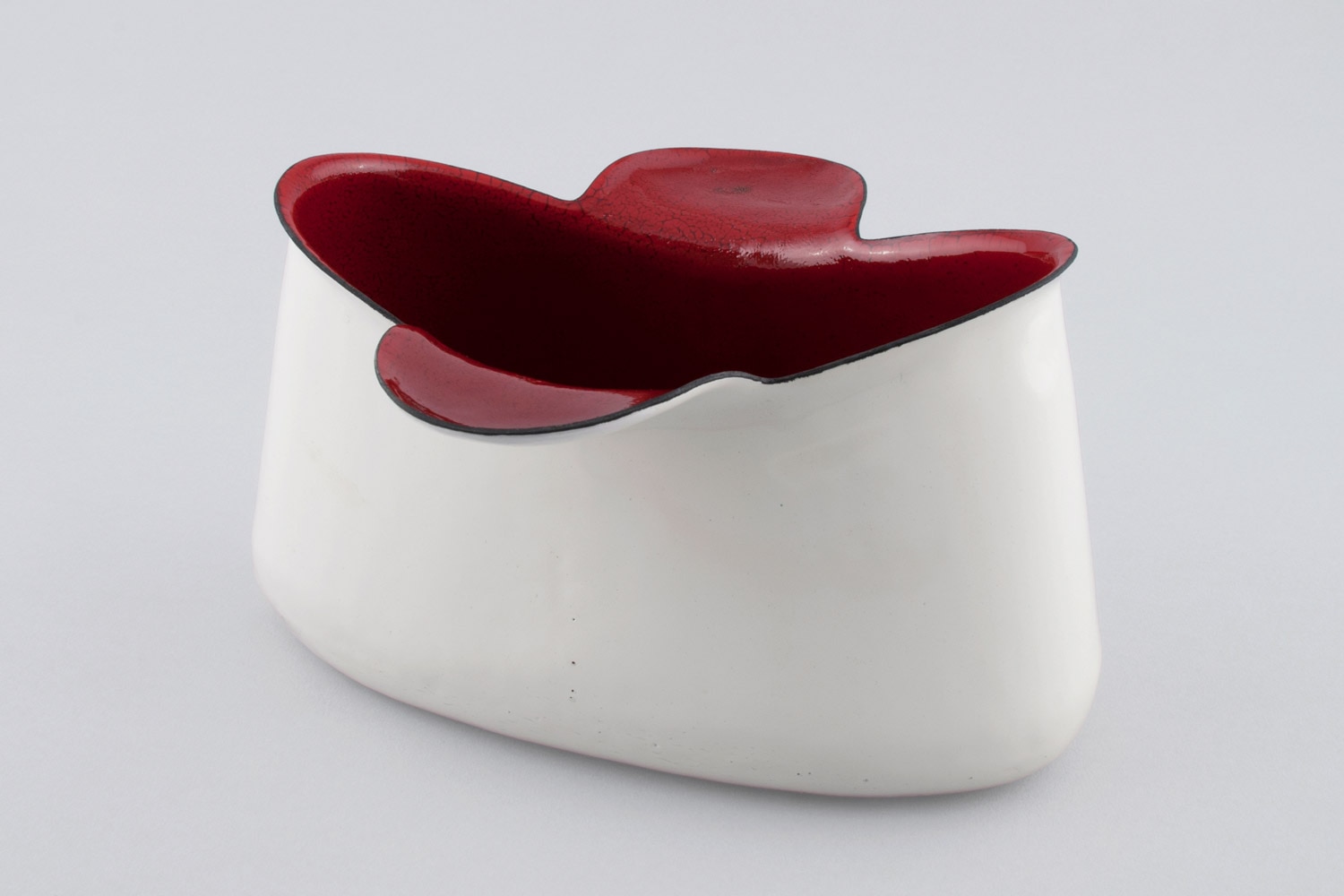 Myra Mimlitsch-Gray Red and white pitcher