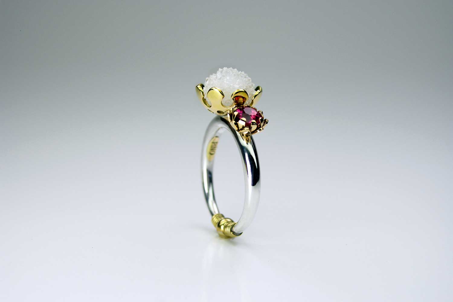 Claudio Pino Rose du Désert ring
