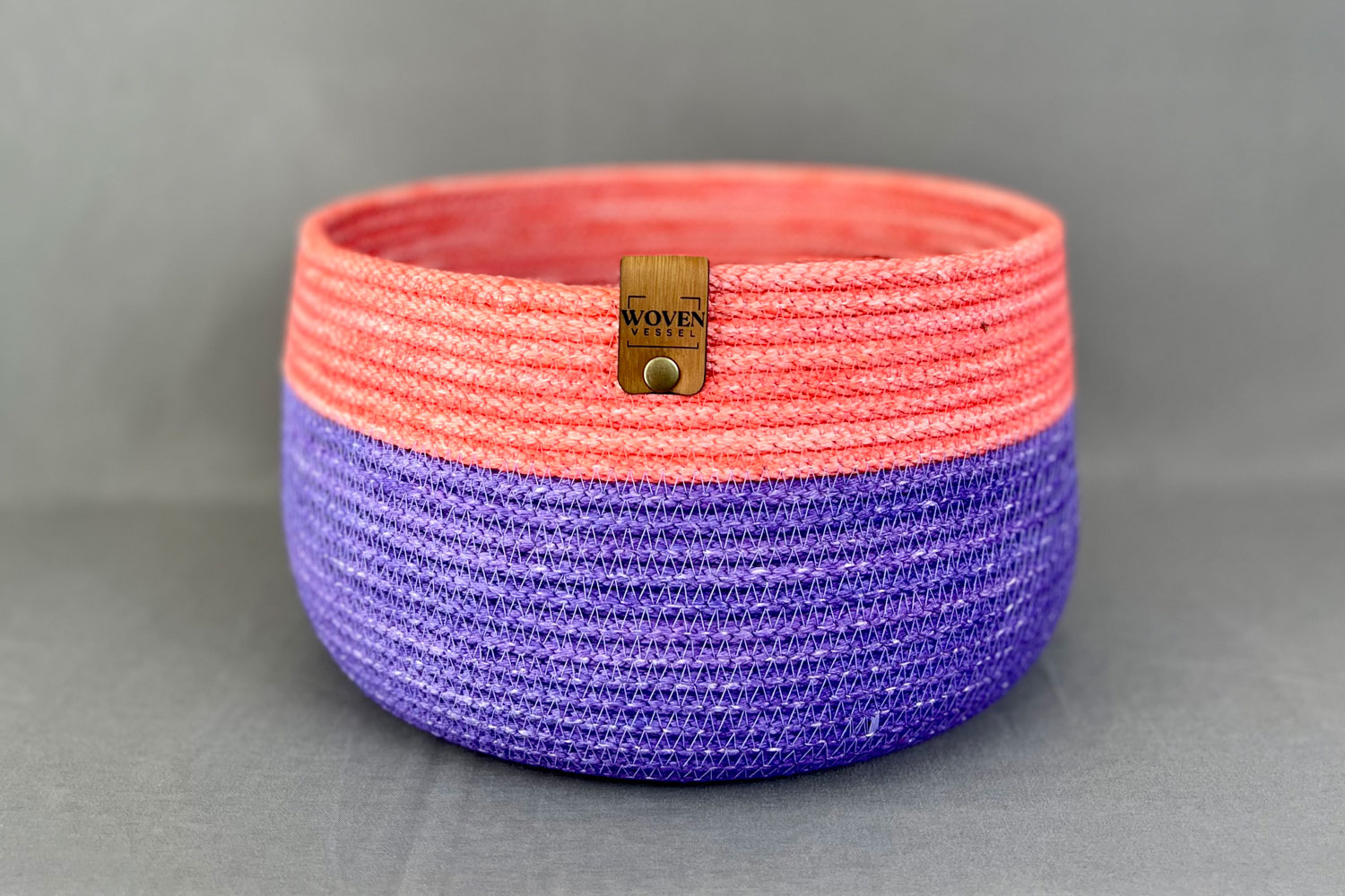Ibechaobi Leishangthem Handcrafted two tone basket