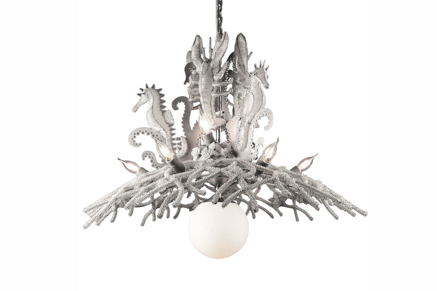 Kristen and John Malan Neptune’s Garden Chandelier