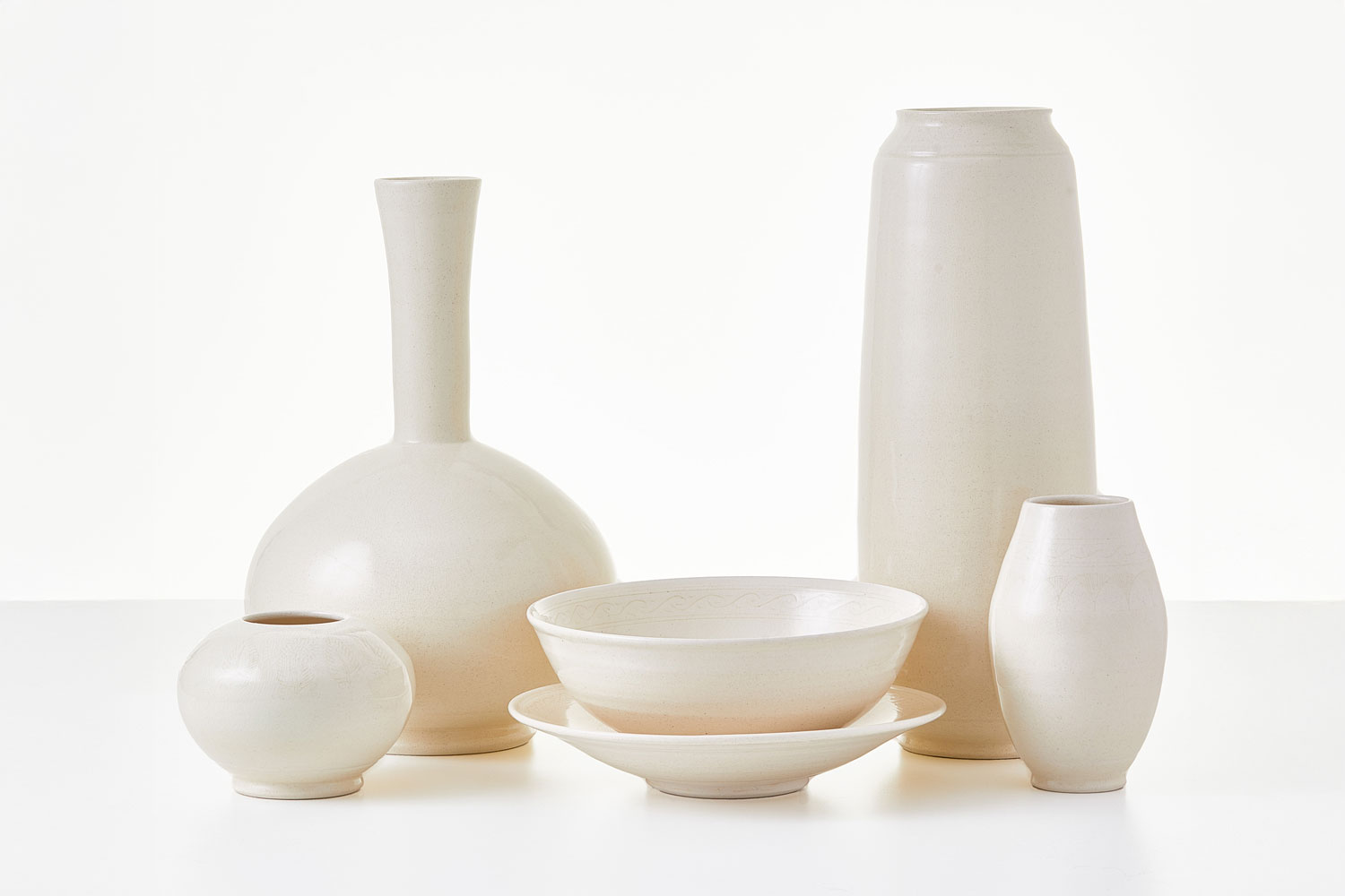 Matin Malikzada Collection of ivory vessels