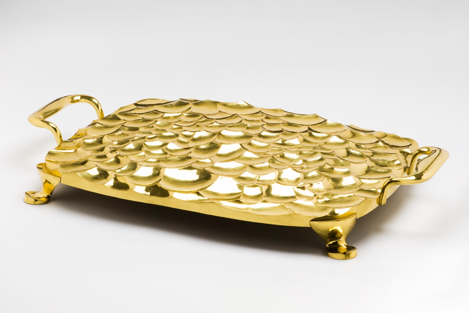 Myra Mimlitsch-Gray Handwrought brass tray