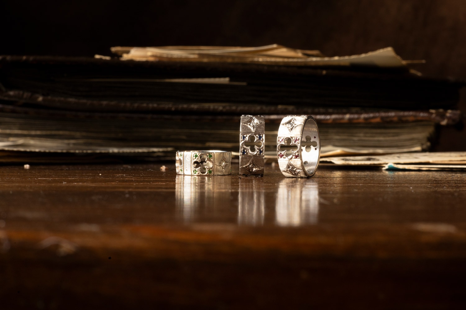 Valeria Sacchi Boncompagni Band rings