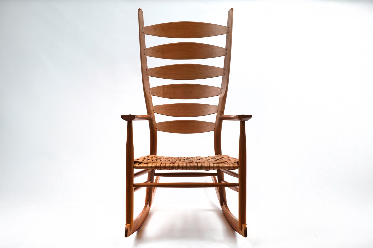Amanda &  Michael Jury Ladderback rocking chair