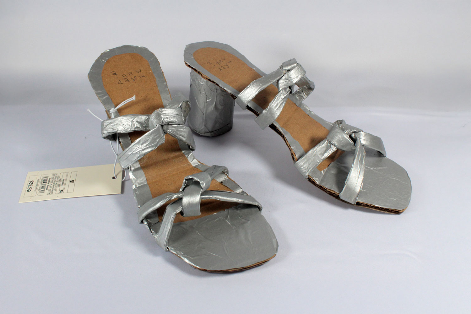 Diana Benavidez Silver Sandals