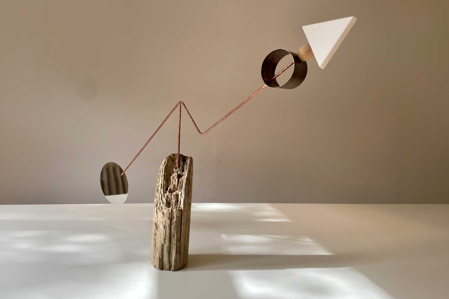 Metal sculptor Anja Hessler