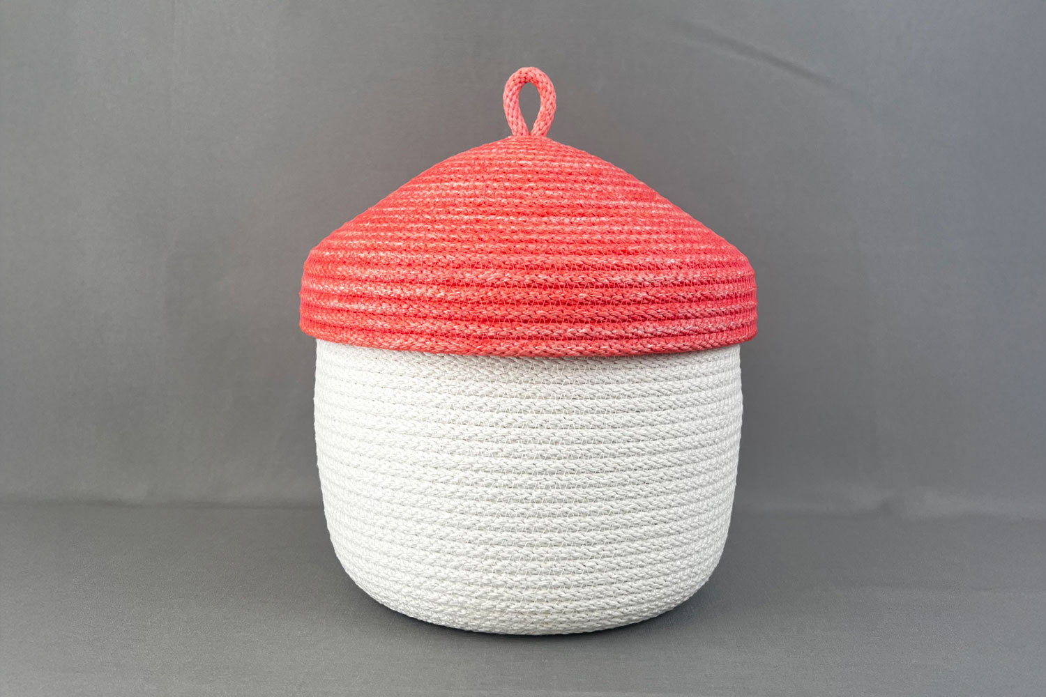 Ibechaobi Leishangthem Handcrafted acorn shaped basket