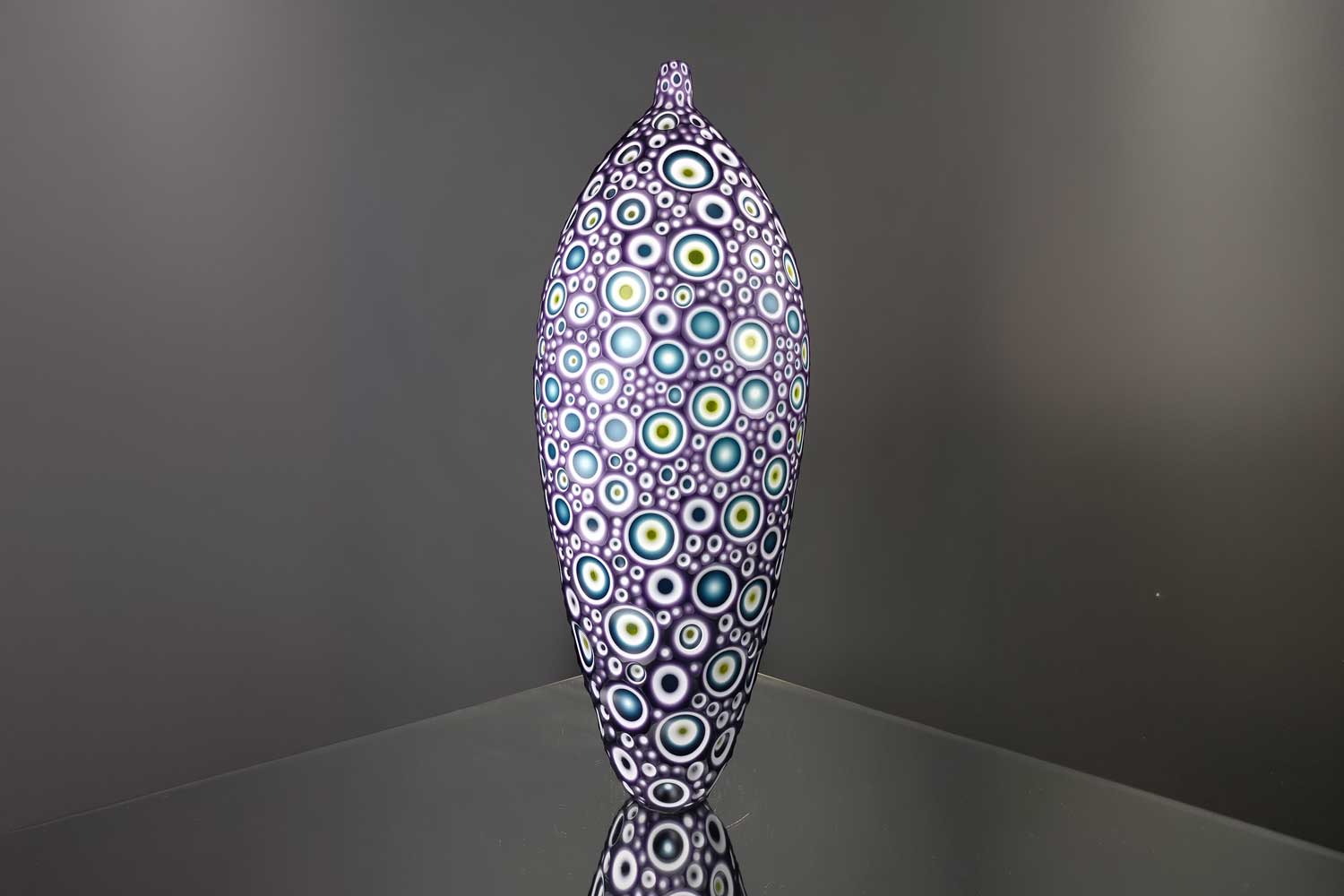 Pietro & Riccardo Ferro Vase with circular motifs