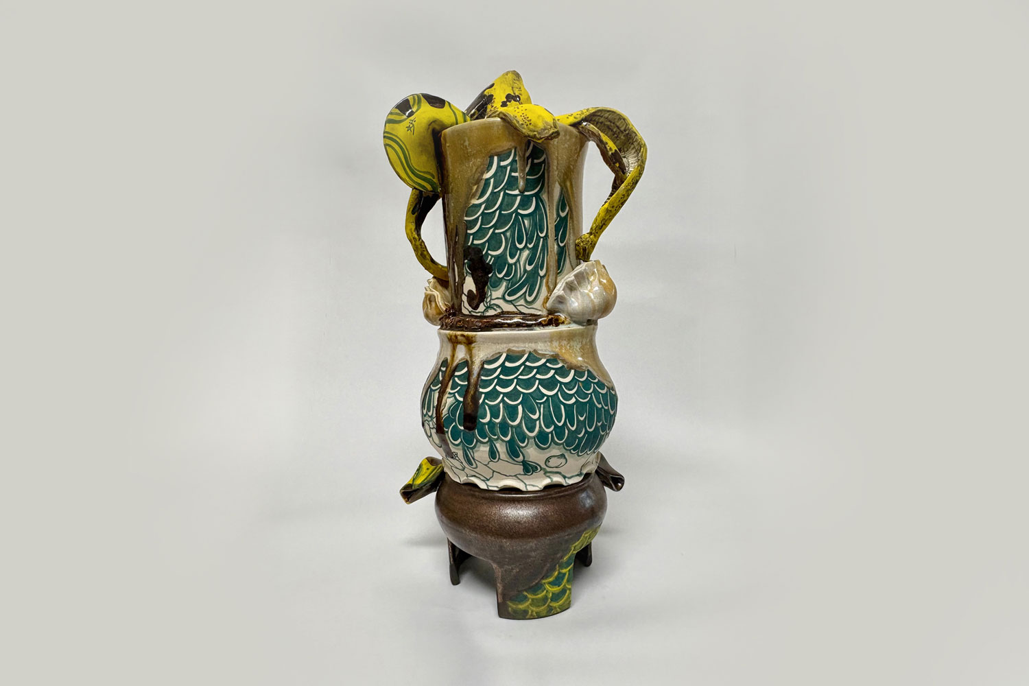 Jiha Moon Noface Face Jug (Three Fortune Cookies)