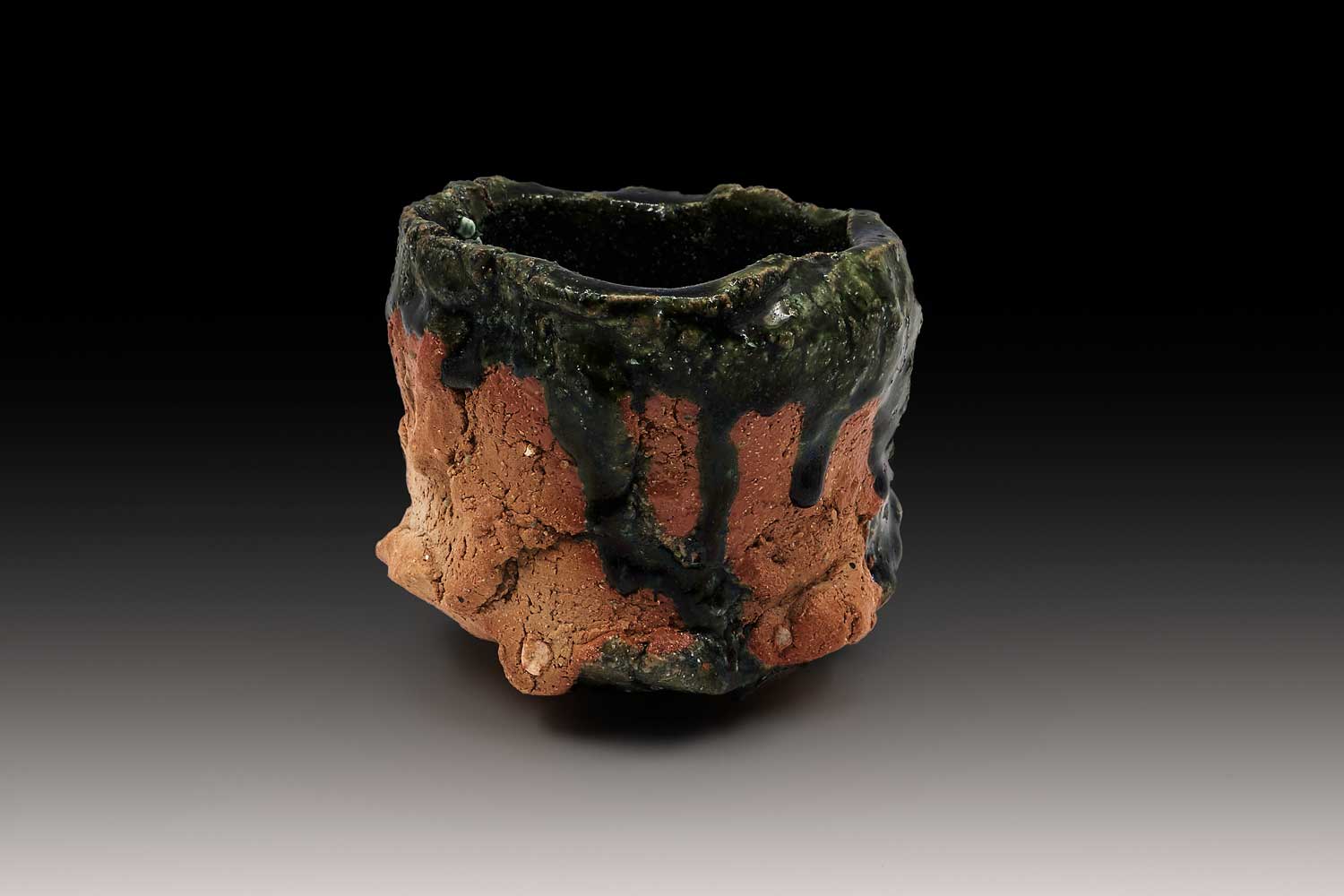 Jeff Shapiro Oribe tea bowl 2