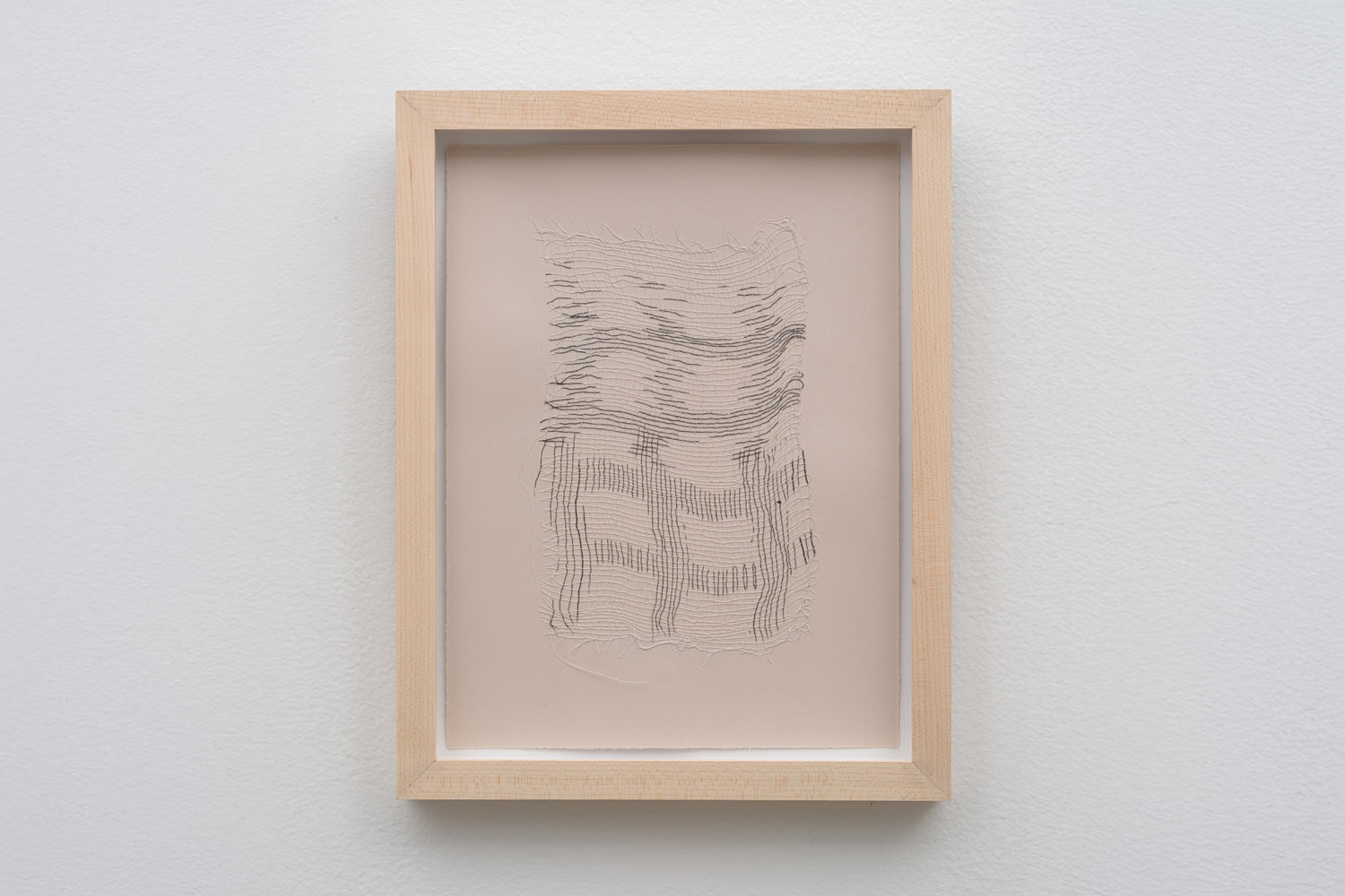 Lesley Kice Nishigawara Woven drawing, grid