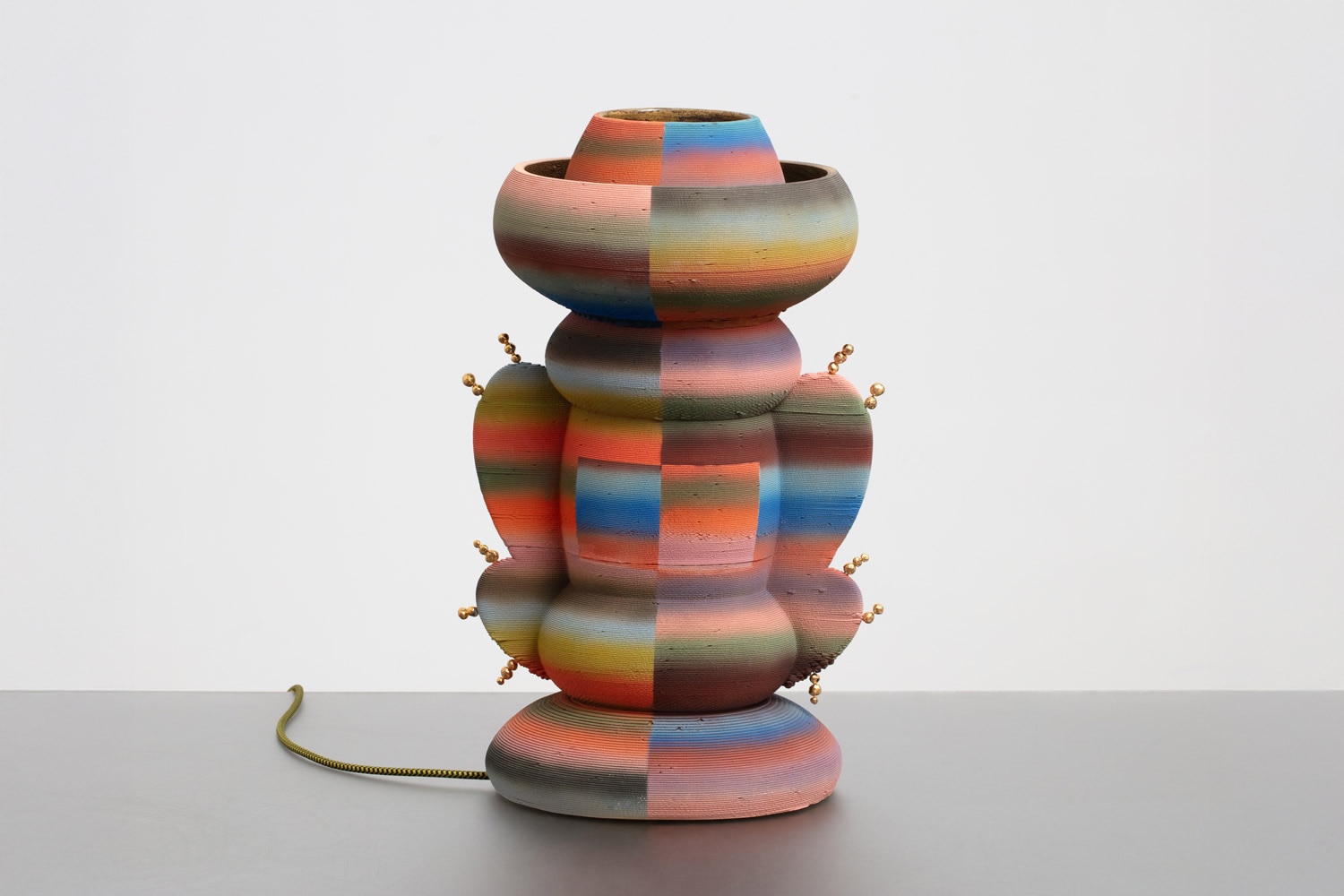 Jolie Ngo Table lamp in mohair sweater